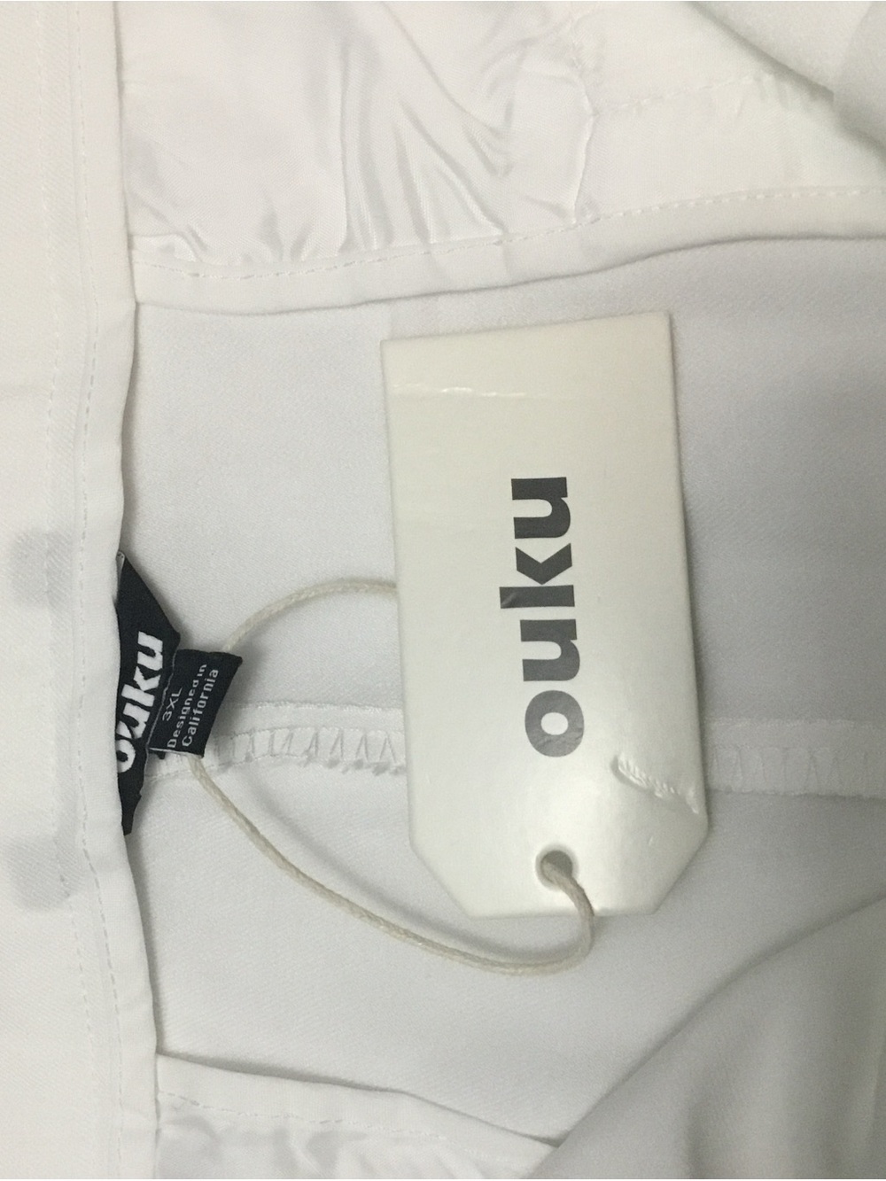 Men's White Classic Dress Pants - Picture 11 of 15